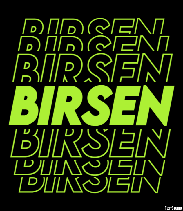 Birsen Efekt tekstowy