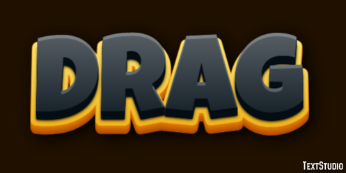 Drag Efecto de Texto