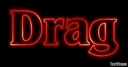Drag Эффект текста