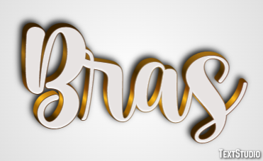 Bras Эффект текста