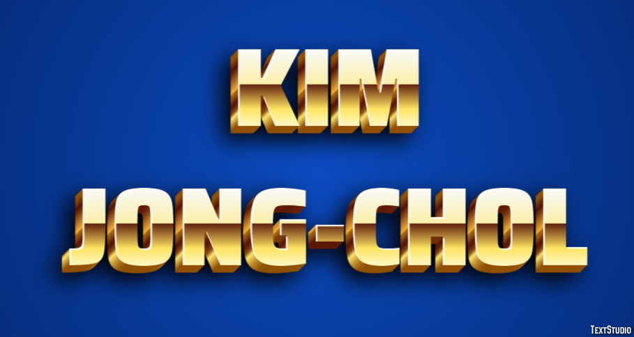 Kim Jong-chol Texteffekt