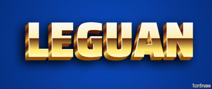 Leguan Texteffekt