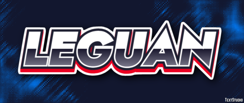 Leguan Texteffekt