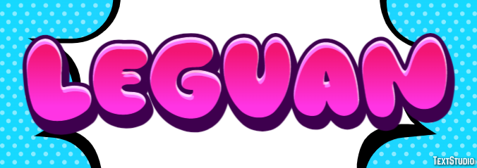 Leguan Texteffekt