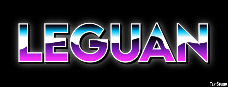 Leguan Texteffekt