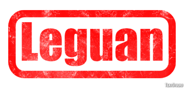 Leguan Texteffekt