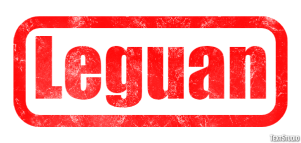 Leguan Texteffekt