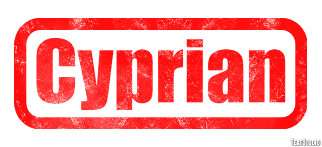 Cyprian Texteffekt