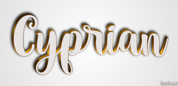 Cyprian Texteffekt