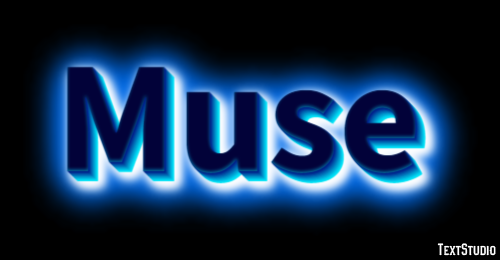 Muse Text effect