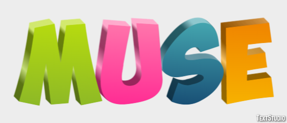 Muse Text effect