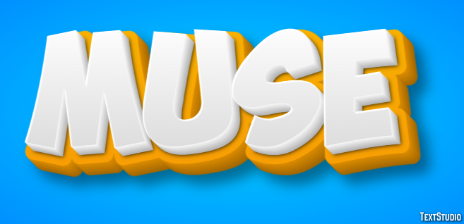 Muse Text effect