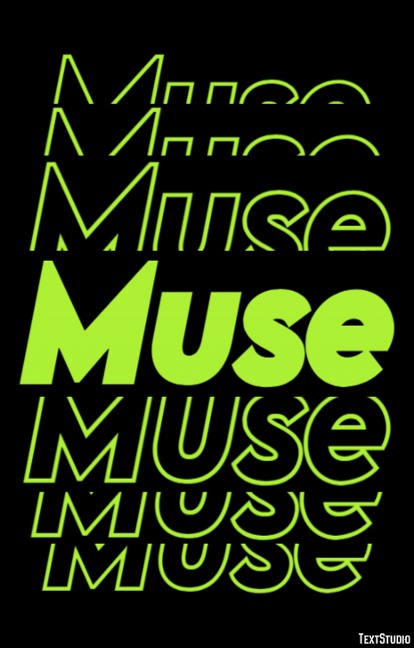 Muse Text Effect