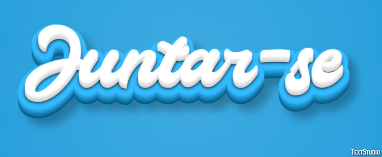Juntar-se Efeito de texto