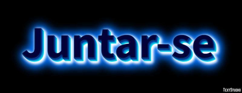 Juntar-se Efeito de texto