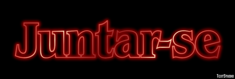 Juntar-se Efeito de texto
