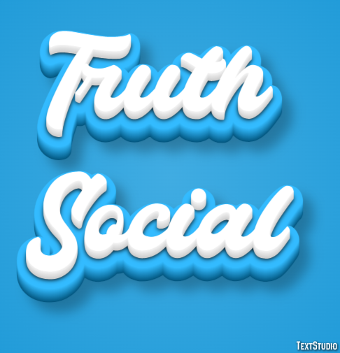 Truth Social Text Effect