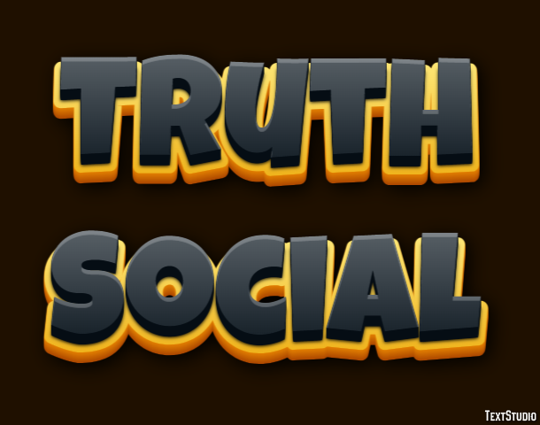 Truth Social Efecto de Texto