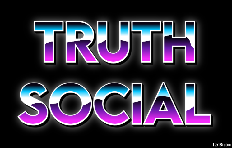 Truth Social Text Effect