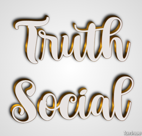 Truth Social Efecto de Texto