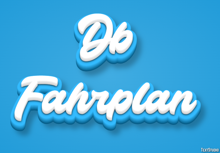 Db Fahrplan テキスト効果