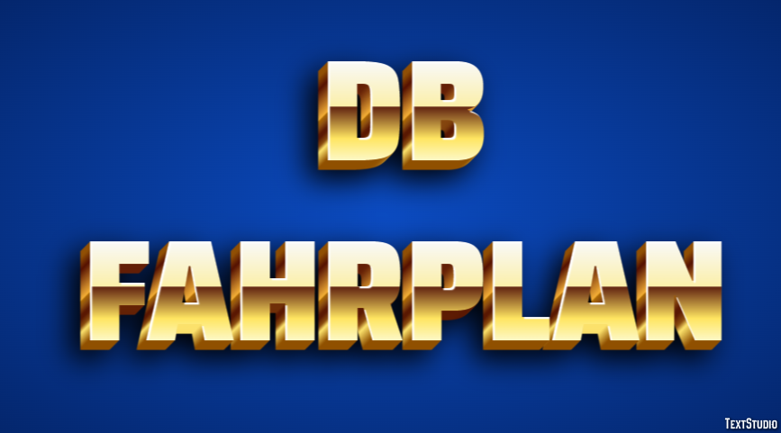 Db Fahrplan Texteffekt