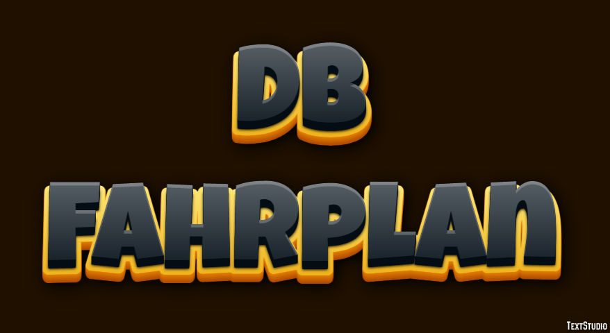 Db Fahrplan Texteffekt