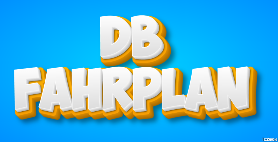 Db Fahrplan Tekst Effect