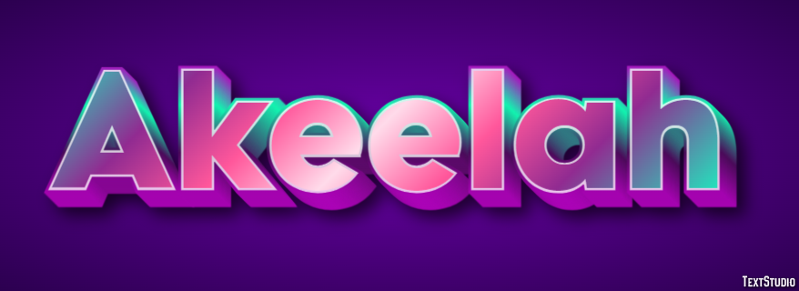 Akeelah Texteffekt