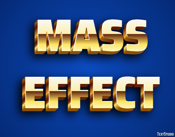 Mass Effect Text Effect