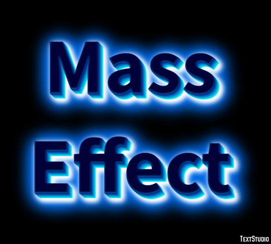 Mass Effect Effetto testo