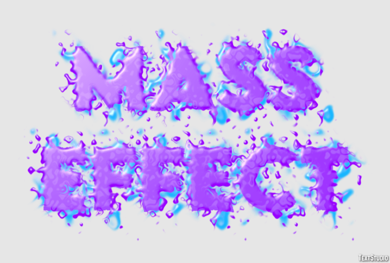 Mass Effect Text Effect