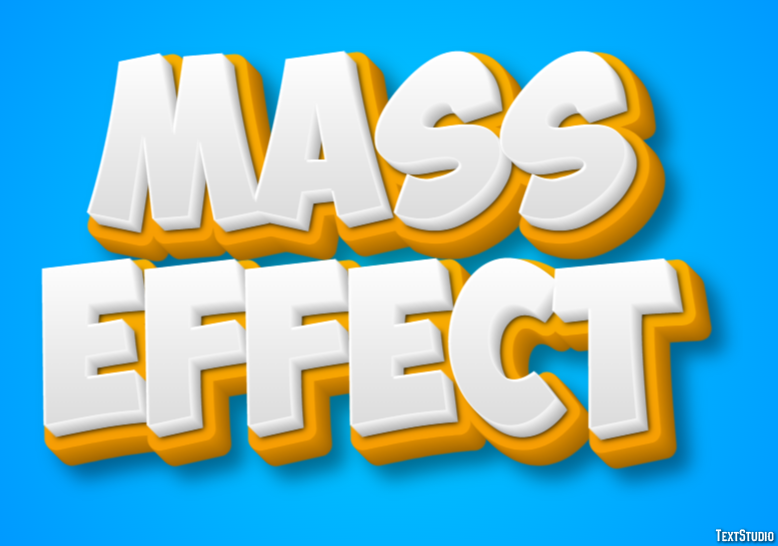 Mass Effect Effetto testo
