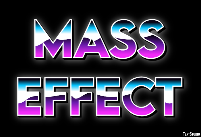 Mass Effect Text Effect