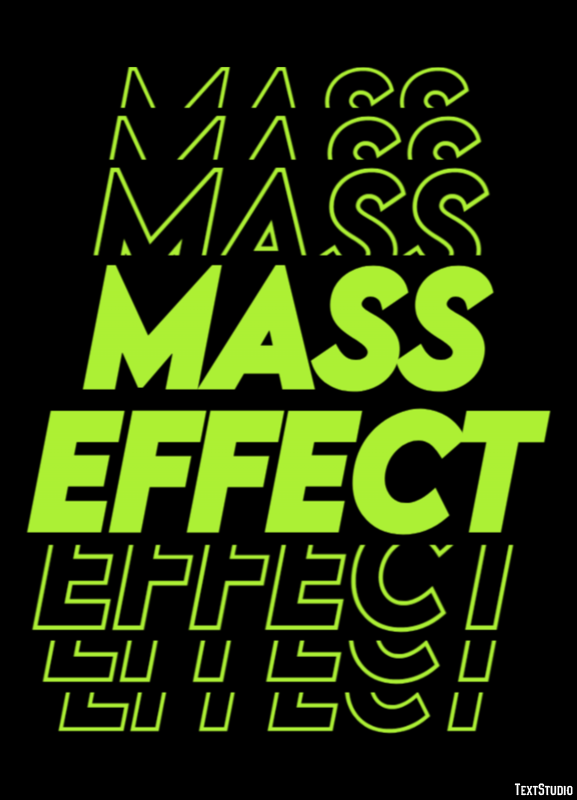 Mass Effect Text Effect