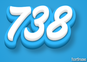 738 Text Effect