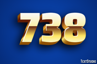 738 Text Effect
