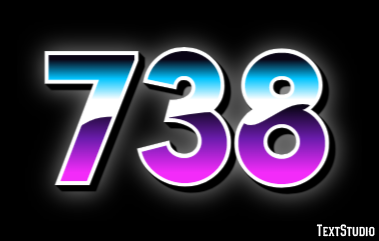 738 Text Effect