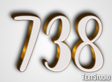 738 Text Effect