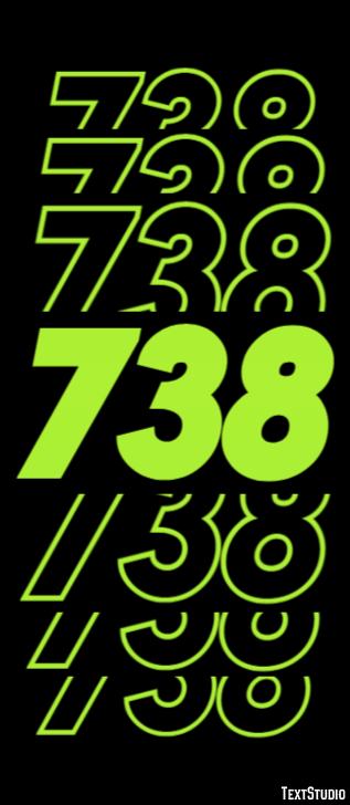 738 Text Effect