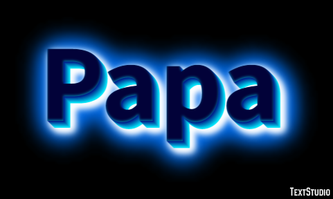 Papa Tekst Effect