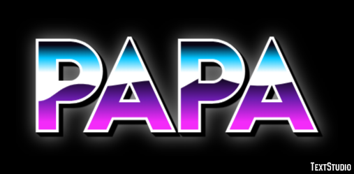 Papa Tekst Effect
