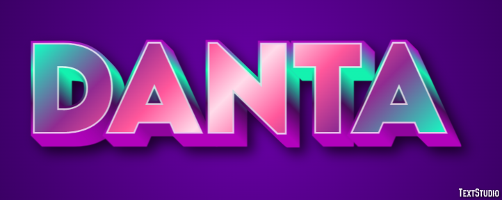 Danta Efecto de Texto
