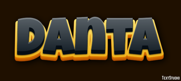 Danta Efecto de texto
