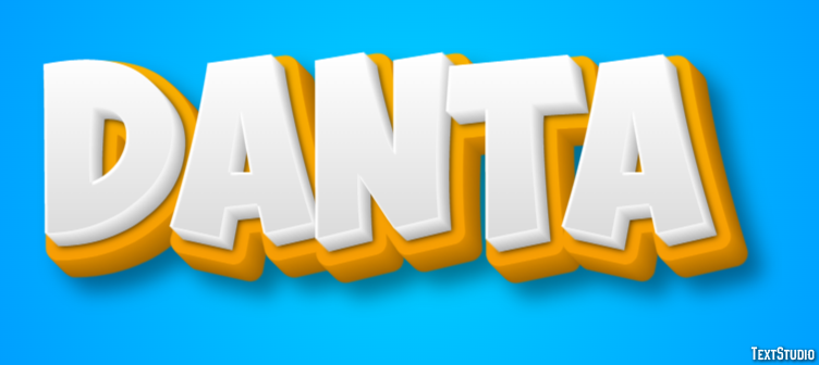 Danta Efecto de texto
