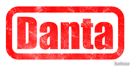 Danta Efecto de texto