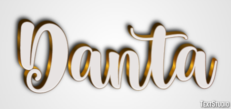 Danta Efecto de texto