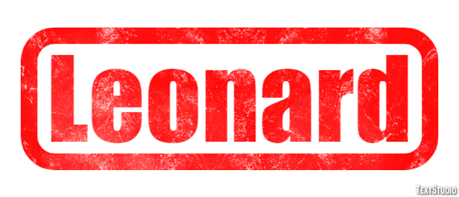 Leonard Effet de Texte