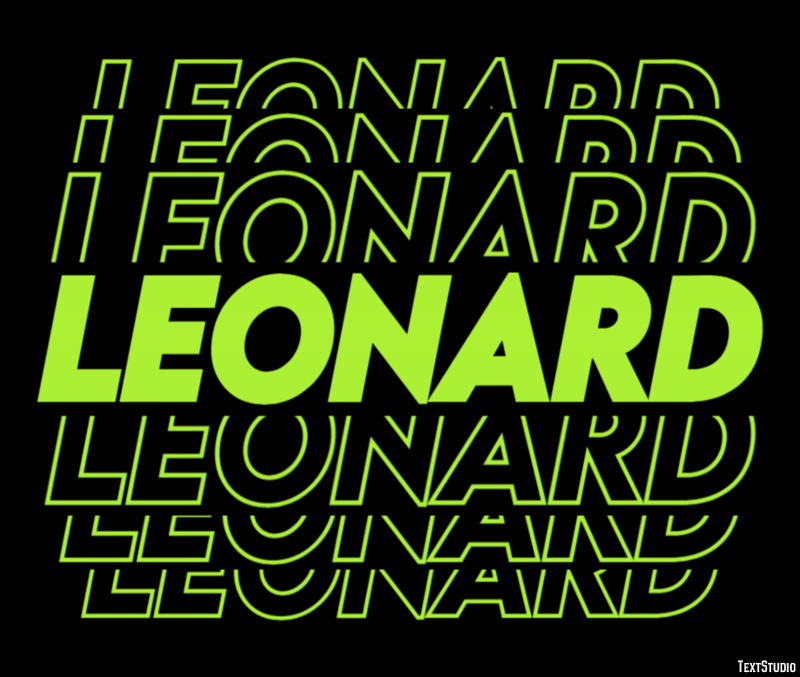 Leonard Effet de Texte