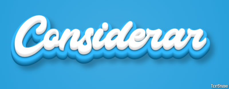 Considerar Text effect
